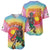 Lithuania Basketball Custom Baseball Jersey 100th Anniversary Skeleton Colorful Tie Dye - Wonder Print Shop