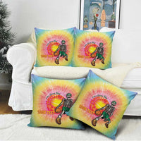 Lithuania Basketball Custom Pillow Cover 100th Anniversary Skeleton Colorful Tie Dye - Wonder Print Shop