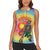 Lithuania Basketball Custom Women Sleeveless Polo Shirt 100th Anniversary Skeleton Colorful Tie Dye - Wonder Print Shop
