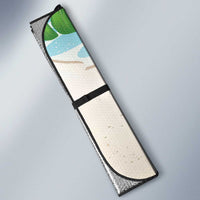 Guyana Christmas Auto Sun Shade Chilling Macaw It's 5 o'clock Somewhere - Wonder Print Shop