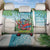 Guyana Christmas Back Car Seat Cover Chilling Macaw It's 5 o'clock Somewhere - Wonder Print Shop