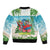 Guyana Christmas Bomber Jacket Chilling Macaw It's 5 o'clock Somewhere - Wonder Print Shop
