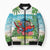 Guyana Christmas Bomber Puffer Jacket Chilling Macaw It's 5 o'clock Somewhere - Wonder Print Shop