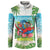 Guyana Christmas Button Sweatshirt Chilling Macaw It's 5 o'clock Somewhere - Wonder Print Shop