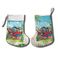 Guyana Christmas Stocking Chilling Macaw It's 5 o'clock Somewhere - Wonder Print Shop