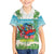 Guyana Christmas Family Matching Long Sleeve Bodycon Dress and Hawaiian Shirt Chilling Macaw It's 5 o'clock Somewhere - Wonder Print Shop