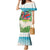 Guyana Christmas Family Matching Mermaid Dress and Hawaiian Shirt Chilling Macaw It's 5 o'clock Somewhere - Wonder Print Shop