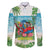Guyana Christmas Family Matching Puletasi and Hawaiian Shirt Chilling Macaw It's 5 o'clock Somewhere - Wonder Print Shop