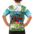 Guyana Christmas Family Matching Short Sleeve Bodycon Dress and Hawaiian Shirt Chilling Macaw It's 5 o'clock Somewhere - Wonder Print Shop