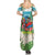 Guyana Christmas Family Matching Summer Maxi Dress and Hawaiian Shirt Chilling Macaw It's 5 o'clock Somewhere - Wonder Print Shop