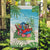 Guyana Christmas Garden Flag Chilling Macaw It's 5 o'clock Somewhere - Wonder Print Shop