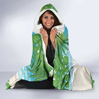 Guyana Christmas Hooded Blanket Chilling Macaw It's 5 o'clock Somewhere - Wonder Print Shop