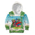 Guyana Christmas Kid Hoodie Chilling Macaw It's 5 o'clock Somewhere - Wonder Print Shop