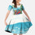 Guyana Christmas Kid Short Sleeve Dress Chilling Macaw It's 5 o'clock Somewhere - Wonder Print Shop