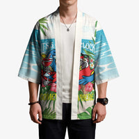 Guyana Christmas Kimono Chilling Macaw It's 5 o'clock Somewhere - Wonder Print Shop