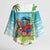 Guyana Christmas Kimono Sleeve Blouse Chilling Macaw It's 5 o'clock Somewhere - Wonder Print Shop