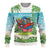 Guyana Christmas Ugly Christmas Sweater Chilling Macaw It's 5 o'clock Somewhere - Wonder Print Shop
