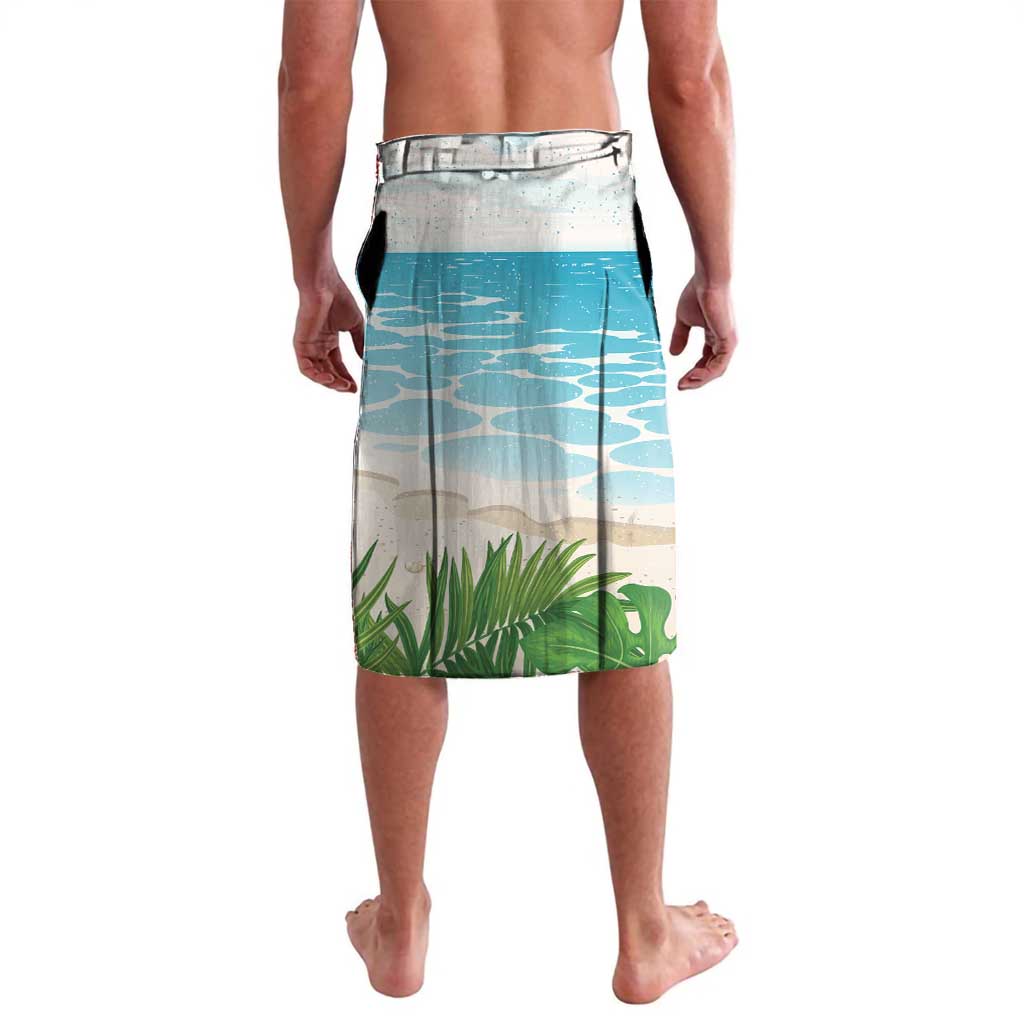 Guyana Christmas Lavalava Chilling Macaw It's 5 o'clock Somewhere - Wonder Print Shop