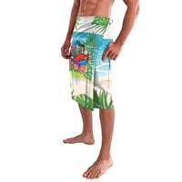 Guyana Christmas Lavalava Chilling Macaw It's 5 o'clock Somewhere - Wonder Print Shop