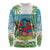 Guyana Christmas Long Sleeve Shirt Chilling Macaw It's 5 o'clock Somewhere - Wonder Print Shop