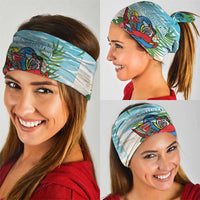 Guyana Christmas Neck Gaiter Chilling Macaw It's 5 o'clock Somewhere - Wonder Print Shop