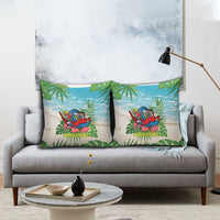 Guyana Christmas Pillow Cover Chilling Macaw It's 5 o'clock Somewhere - Wonder Print Shop