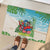 Guyana Christmas Rubber Doormat Chilling Macaw It's 5 o'clock Somewhere - Wonder Print Shop