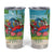 Guyana Christmas Tumbler Cup Chilling Macaw It's 5 o'clock Somewhere - Wonder Print Shop