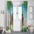 Guyana Christmas Window Curtain Chilling Macaw It's 5 o'clock Somewhere - Wonder Print Shop