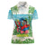 Guyana Christmas Women Polo Shirt Chilling Macaw It's 5 o'clock Somewhere - Wonder Print Shop