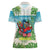 Guyana Christmas Women Polo Shirt Chilling Macaw It's 5 o'clock Somewhere - Wonder Print Shop