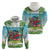 Guyana Christmas Zip Hoodie Chilling Macaw It's 5 o'clock Somewhere - Wonder Print Shop