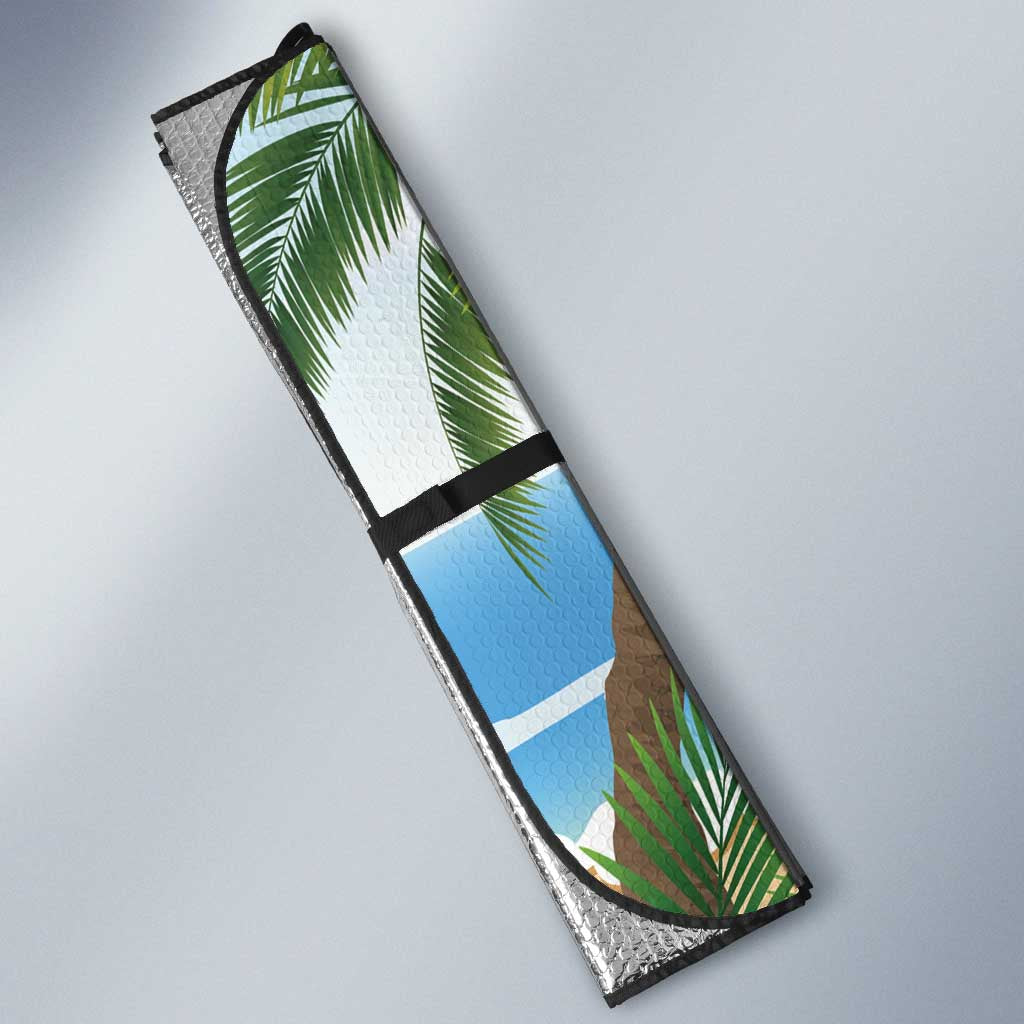 Guyana Christmas Auto Sun Shade Macaw Red-fan Parrot Tropical Vibes - Wonder Print Shop