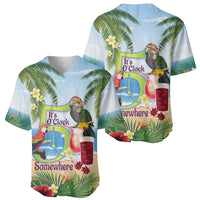Guyana Christmas Baseball Jersey Macaw Red-fan Parrot Tropical Vibes - Wonder Print Shop