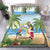 Guyana Christmas Bedding Set Macaw Red-fan Parrot Tropical Vibes - Wonder Print Shop