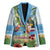 Guyana Christmas Blazer Macaw Red-fan Parrot Tropical Vibes - Wonder Print Shop
