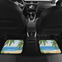 Guyana Christmas Car Mats Macaw Red-fan Parrot Tropical Vibes - Wonder Print Shop
