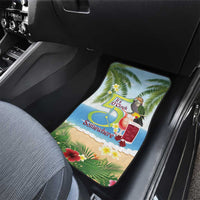 Guyana Christmas Car Mats Macaw Red-fan Parrot Tropical Vibes - Wonder Print Shop