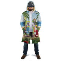 Guyana Christmas Cloak Macaw Red-fan Parrot Tropical Vibes - Wonder Print Shop