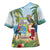 Guyana Christmas Cross Shoulder Shirt Macaw Red-fan Parrot Tropical Vibes - Wonder Print Shop