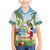Guyana Christmas Family Matching Mermaid Dress and Hawaiian Shirt Macaw Red-fan Parrot Tropical Vibes - Wonder Print Shop
