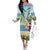 Guyana Christmas Family Matching Off The Shoulder Long Sleeve Dress and Hawaiian Shirt Macaw Red-fan Parrot Tropical Vibes - Wonder Print Shop