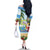 Guyana Christmas Family Matching Off The Shoulder Long Sleeve Dress and Hawaiian Shirt Macaw Red-fan Parrot Tropical Vibes - Wonder Print Shop