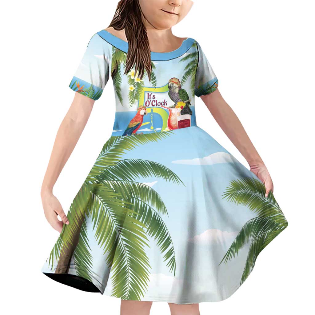 Guyana Christmas Family Matching Off Shoulder Short Dress and Hawaiian Shirt Macaw Red-fan Parrot Tropical Vibes - Wonder Print Shop