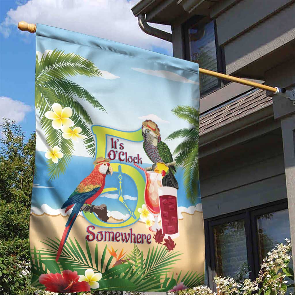 Guyana Christmas Garden Flag Macaw Red-fan Parrot Tropical Vibes - Wonder Print Shop