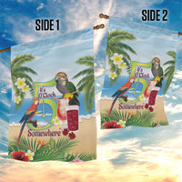 Guyana Christmas Garden Flag Macaw Red-fan Parrot Tropical Vibes - Wonder Print Shop