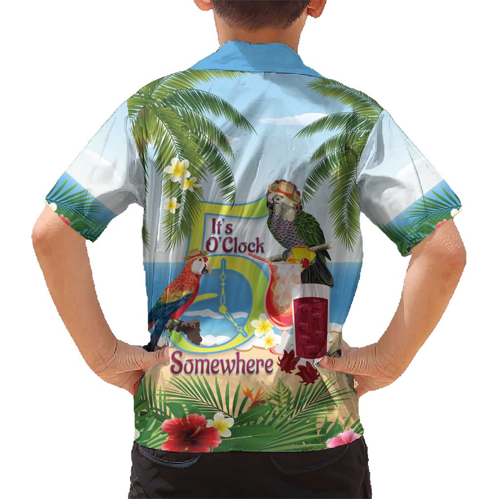 Guyana Christmas Hawaiian Shirt Macaw Red-fan Parrot Tropical Vibes - Wonder Print Shop