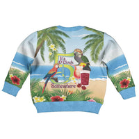 Guyana Christmas Kid Ugly Christmas Sweater Macaw Red-fan Parrot Tropical Vibes - Wonder Print Shop
