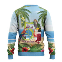 Guyana Christmas Ugly Christmas Sweater Macaw Red-fan Parrot Tropical Vibes - Wonder Print Shop