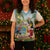 Guyana Christmas Knitted V-Neck Vest Macaw Red-fan Parrot Tropical Vibes - Wonder Print Shop